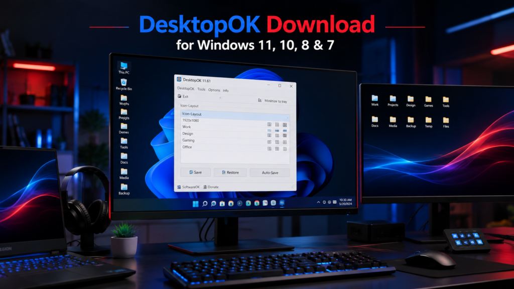 DesktopOK Download for Windows 11, 10, 8 & 7