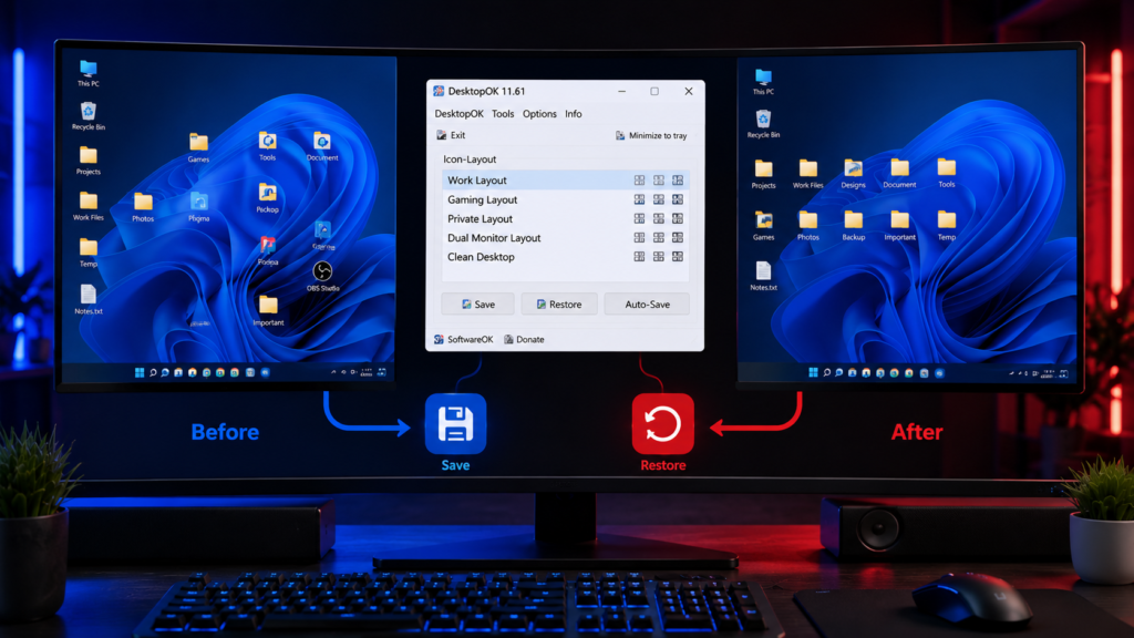What Is DesktopOK and How Does It Work on Windows?
